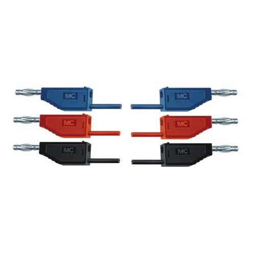 Set of 15 Experiment Leads, 75 cm 1 mm², 1002840 [U13800], Experiment Leads and Cables