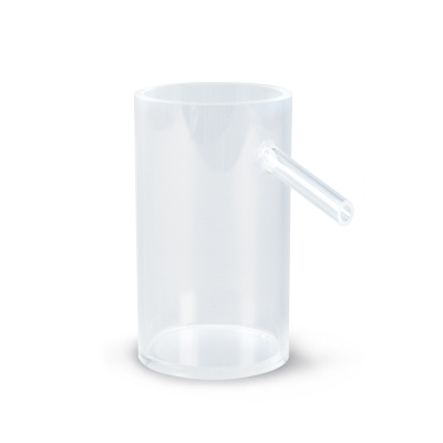 Vessel with Overflow, Transparent, 1003518 [U8411310], Glassware
