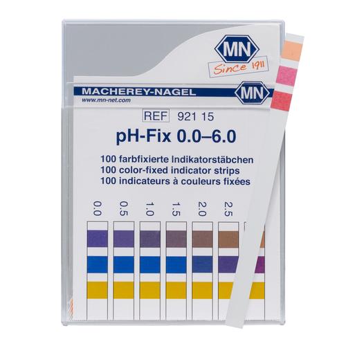 pH - Indicator Test Sticks, pH 0-6, 1003795 [W11724], pH Measuring